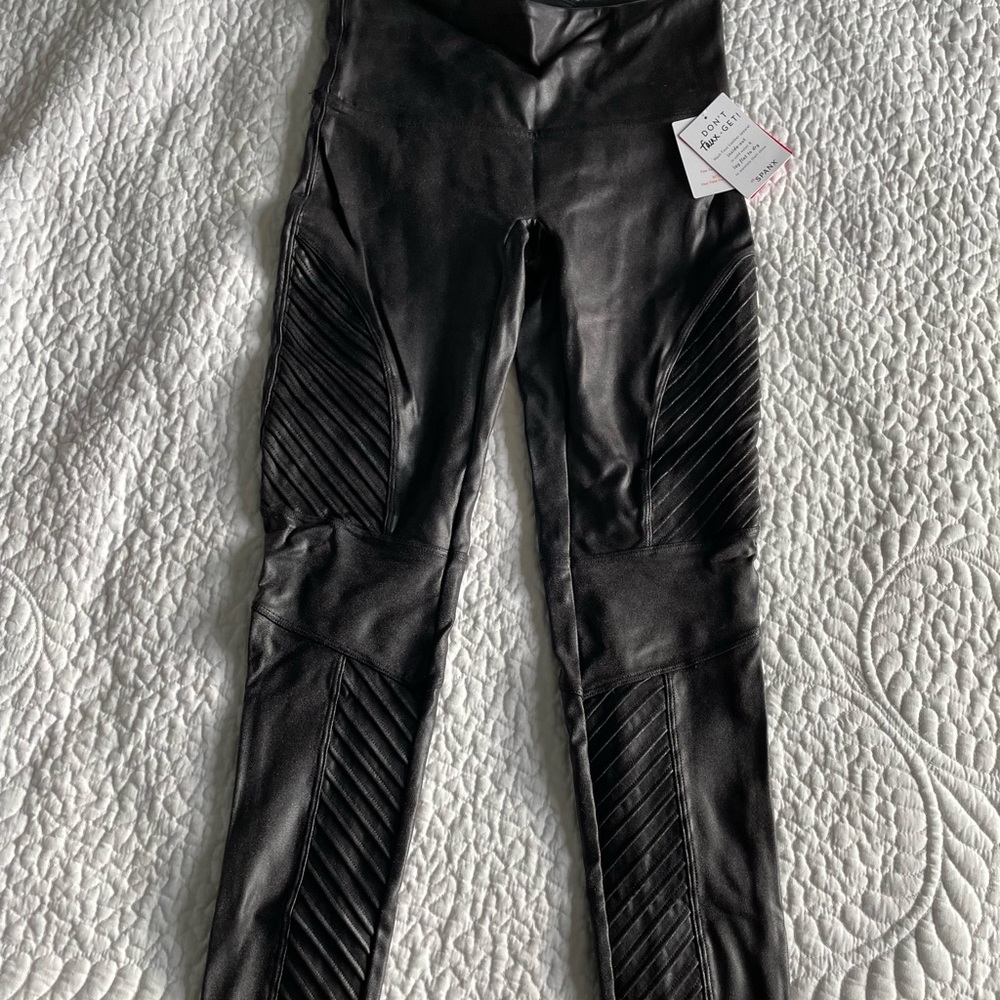 NWT Spanks Moto Leggings